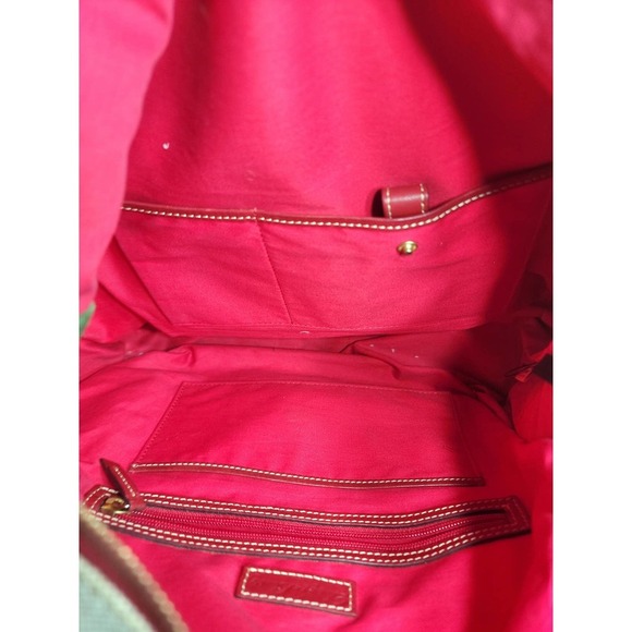 Dooney & Bourke Florentine Jacquard Classic Handbag Purse Tote - Picture 8 of 10